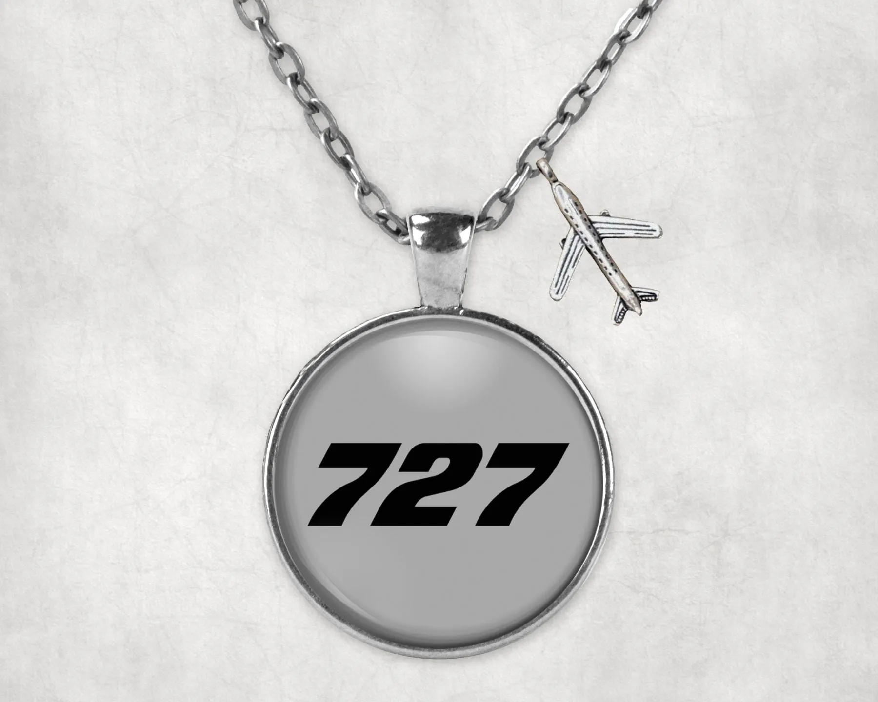 727 Flat Text Designed Necklaces