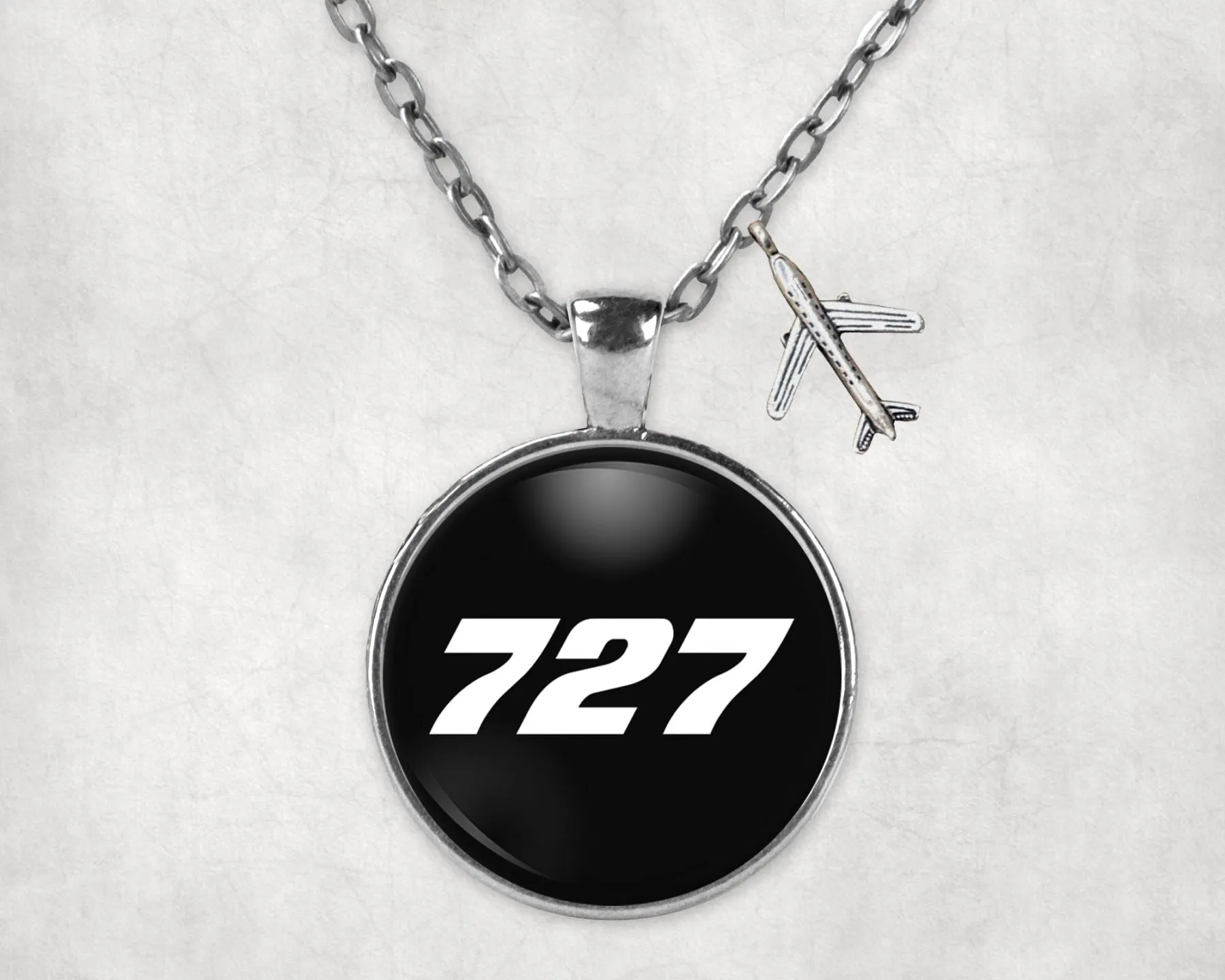 727 Flat Text Designed Necklaces