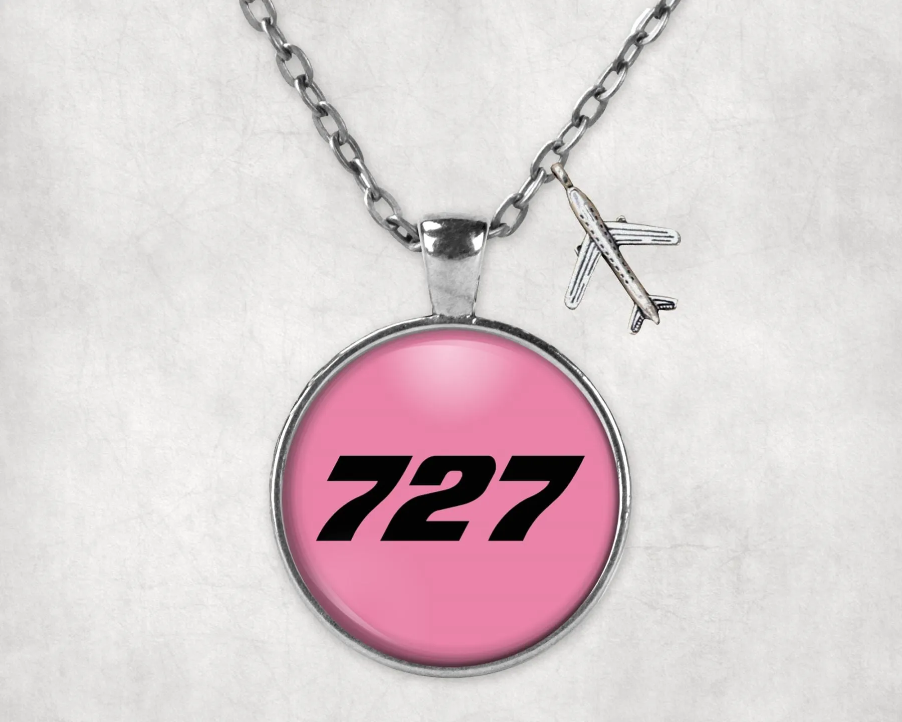 727 Flat Text Designed Necklaces