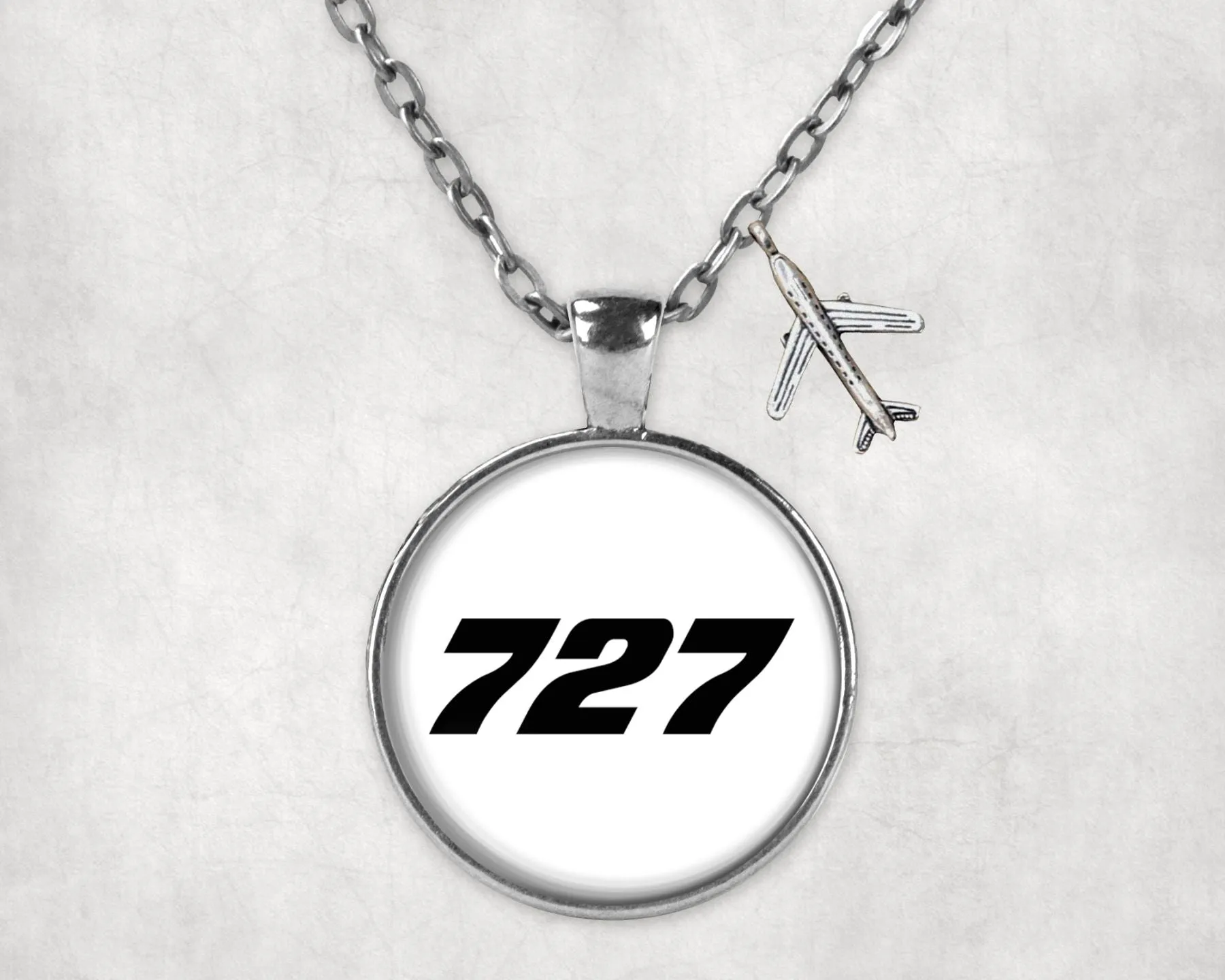 727 Flat Text Designed Necklaces