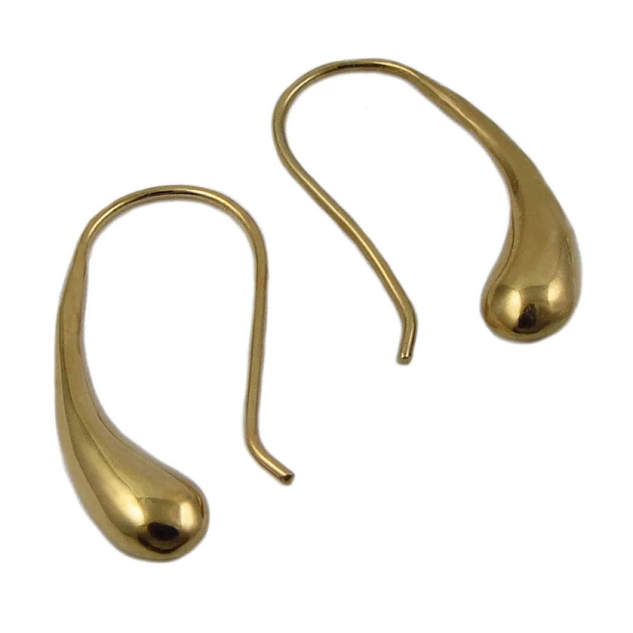 9ct Gold Plated Vermeil Teardrop Earrings