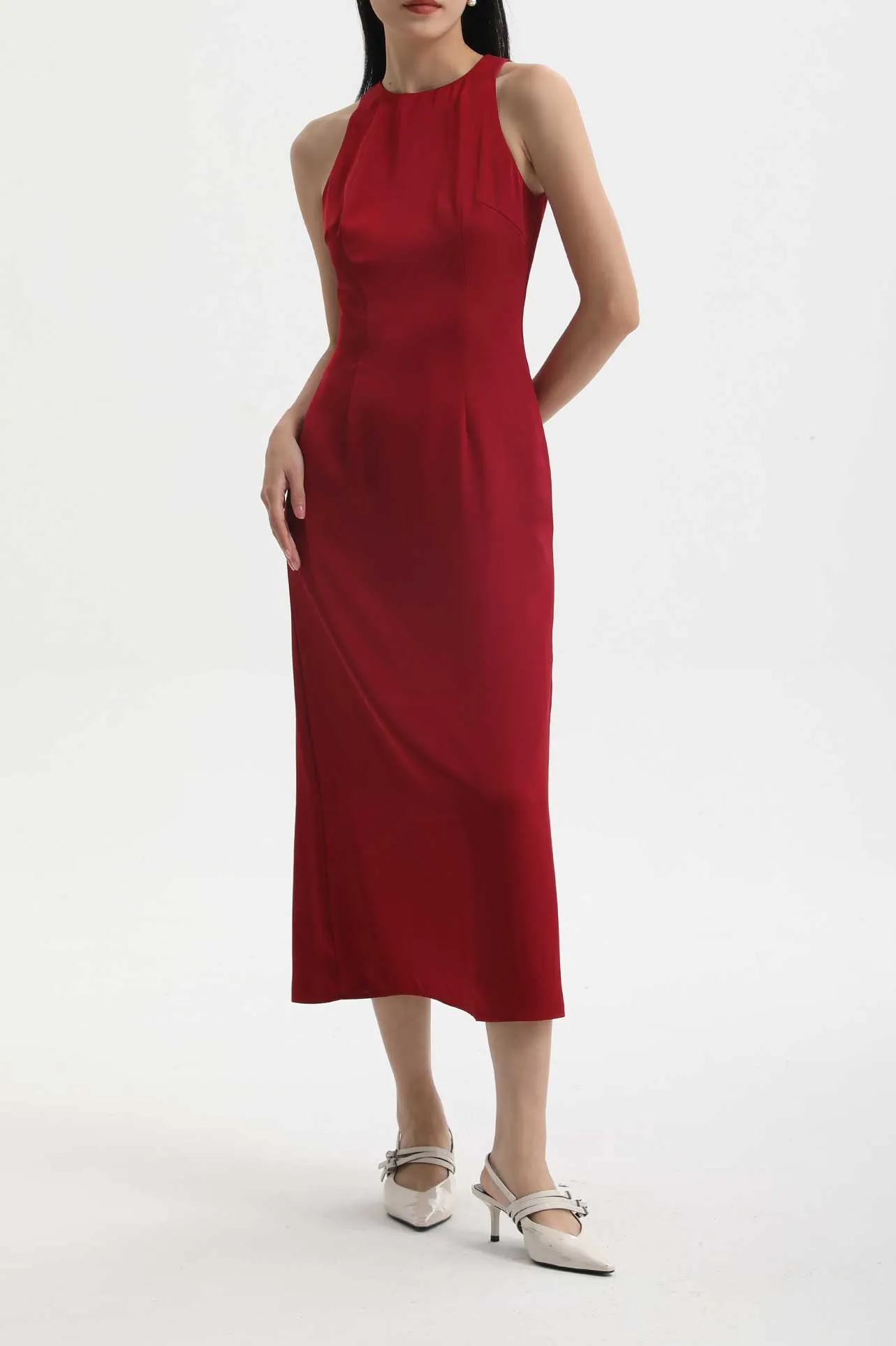 A-LINE SILHOUETTE DRESS