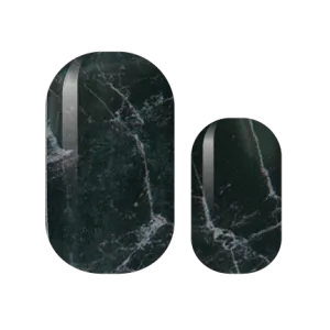 Black Marble Nail Wraps