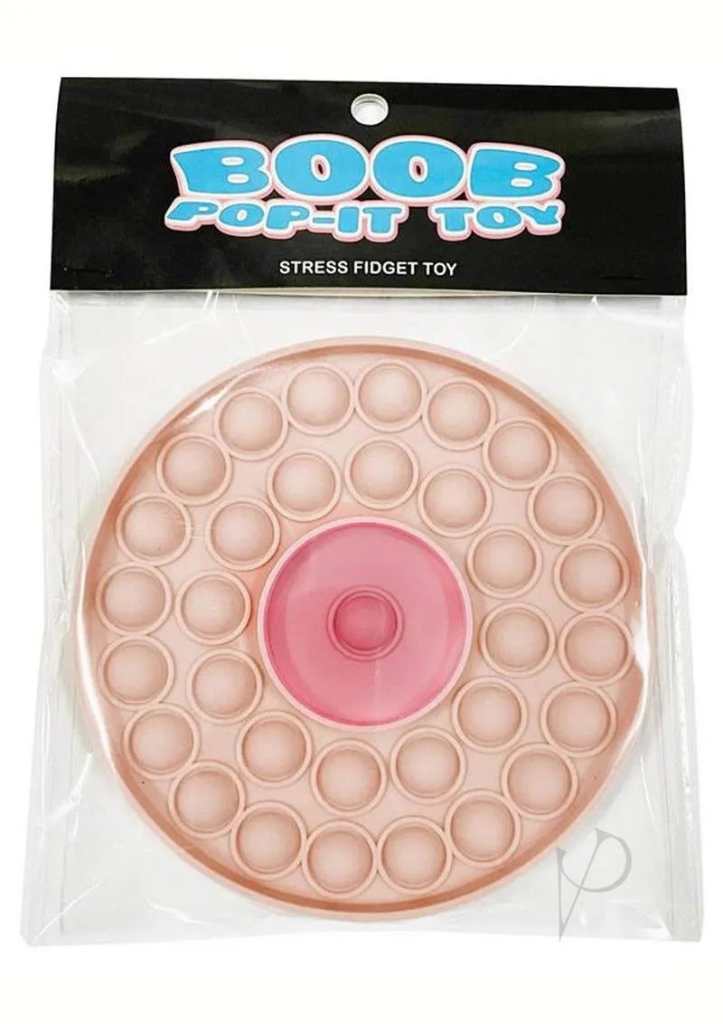 Boob Pop It Toy Tan
