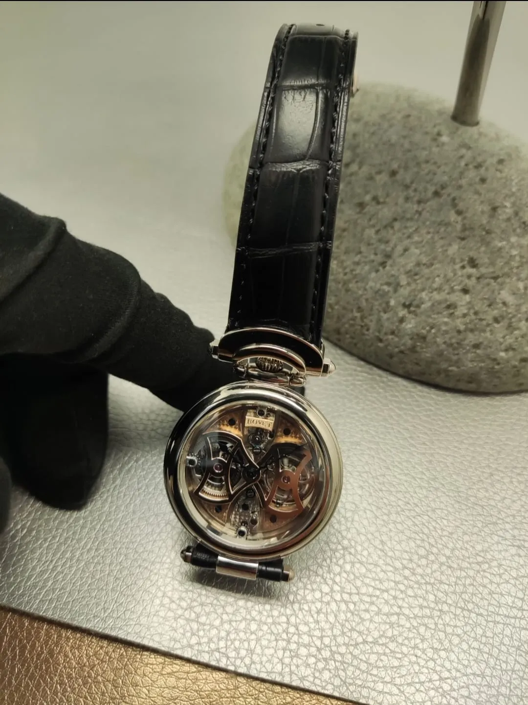 Bovet Amadeo Fleurier Butterfly Tourbillon 18K White Gold Unisex Watch