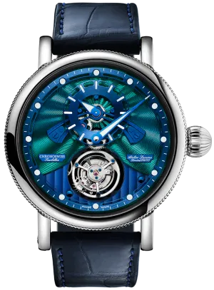 CHRN Watch Open Gear Flying Tourbillon Paraiba Limited Edition