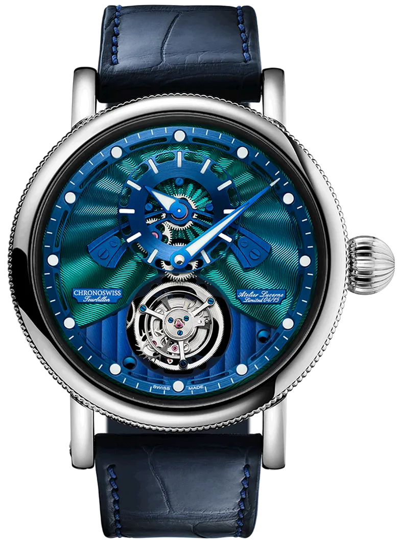 CHRN Watch Open Gear Flying Tourbillon Paraiba Limited Edition