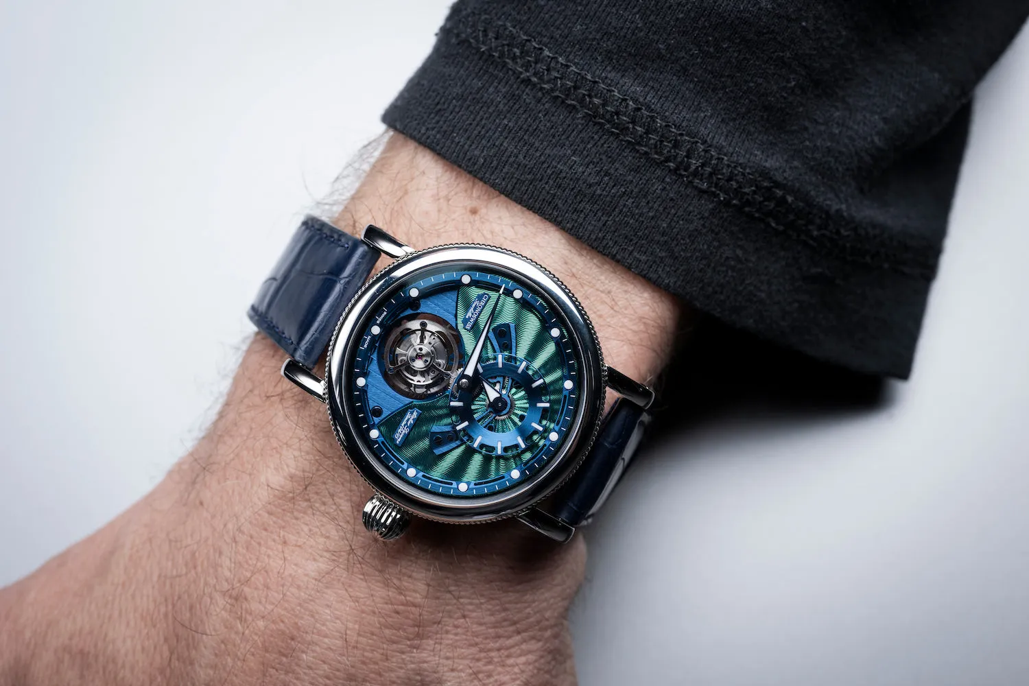 CHRN Watch Open Gear Flying Tourbillon Paraiba Limited Edition