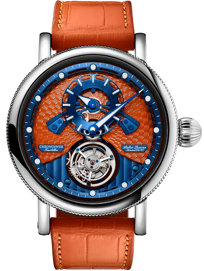 CHRN Watch Open Gear Flying Tourbillon Sunset Limited Edition