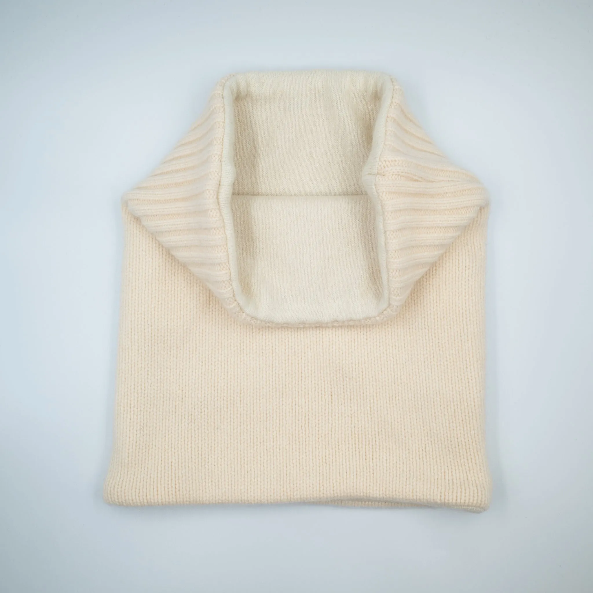 Chunky Winter White Luxury Double Layered Snood