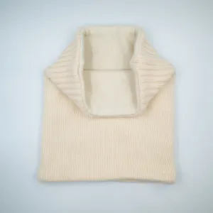 Chunky Winter White Luxury Double Layered Snood