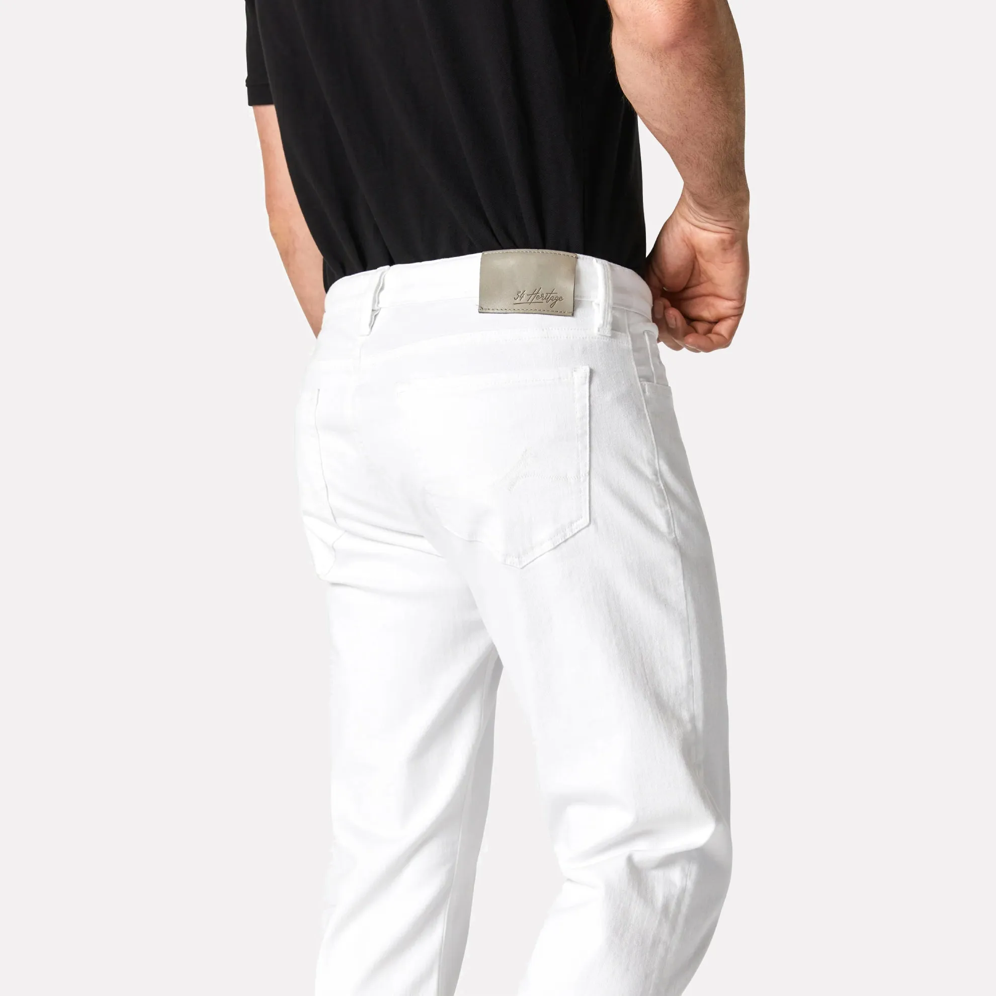 Cool Slim Fit Tapered Leg Jean / Double White Comfort