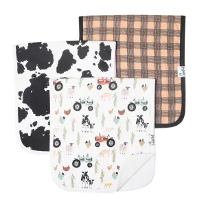 Copper Pearl Premium Burp Cloth Set / Jo