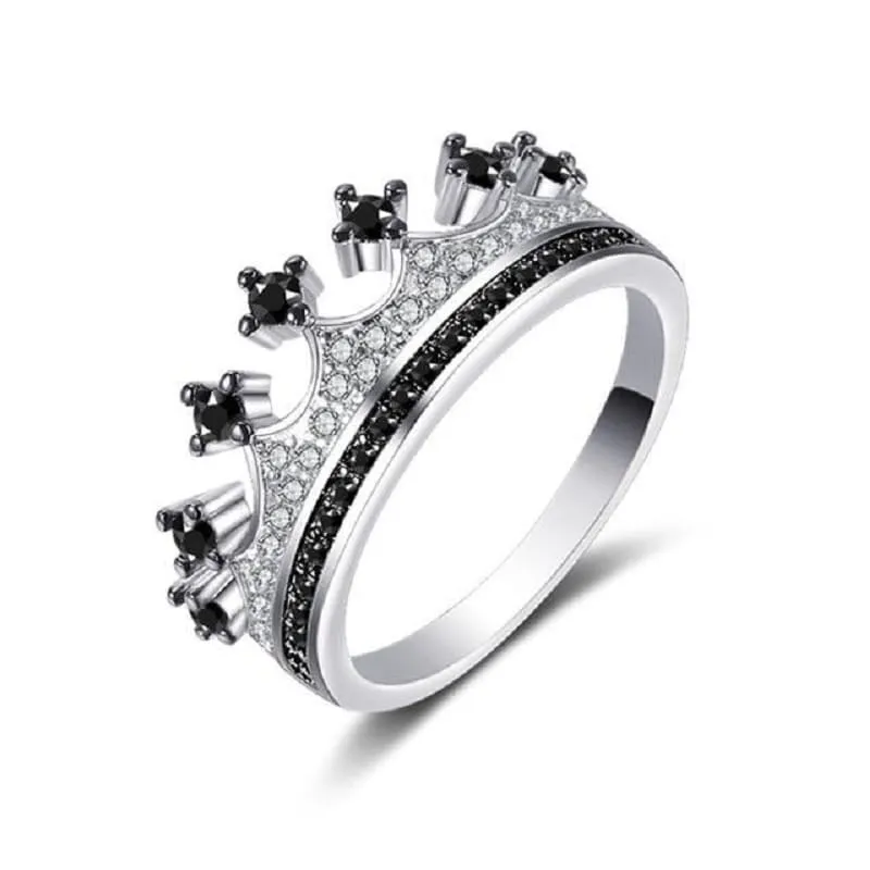 Crown couple rings