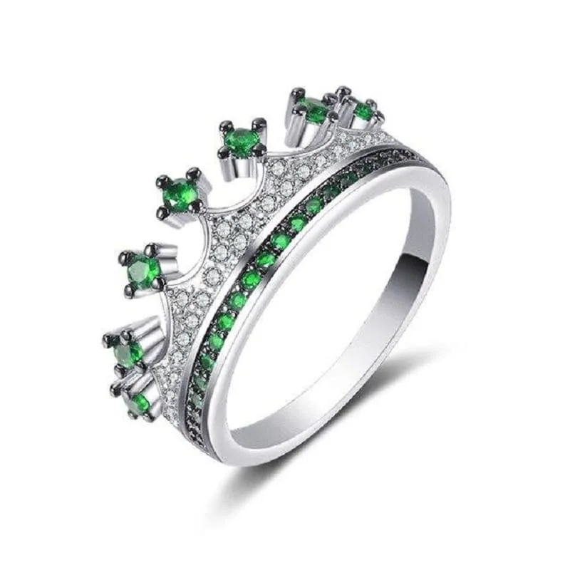 Crown couple rings