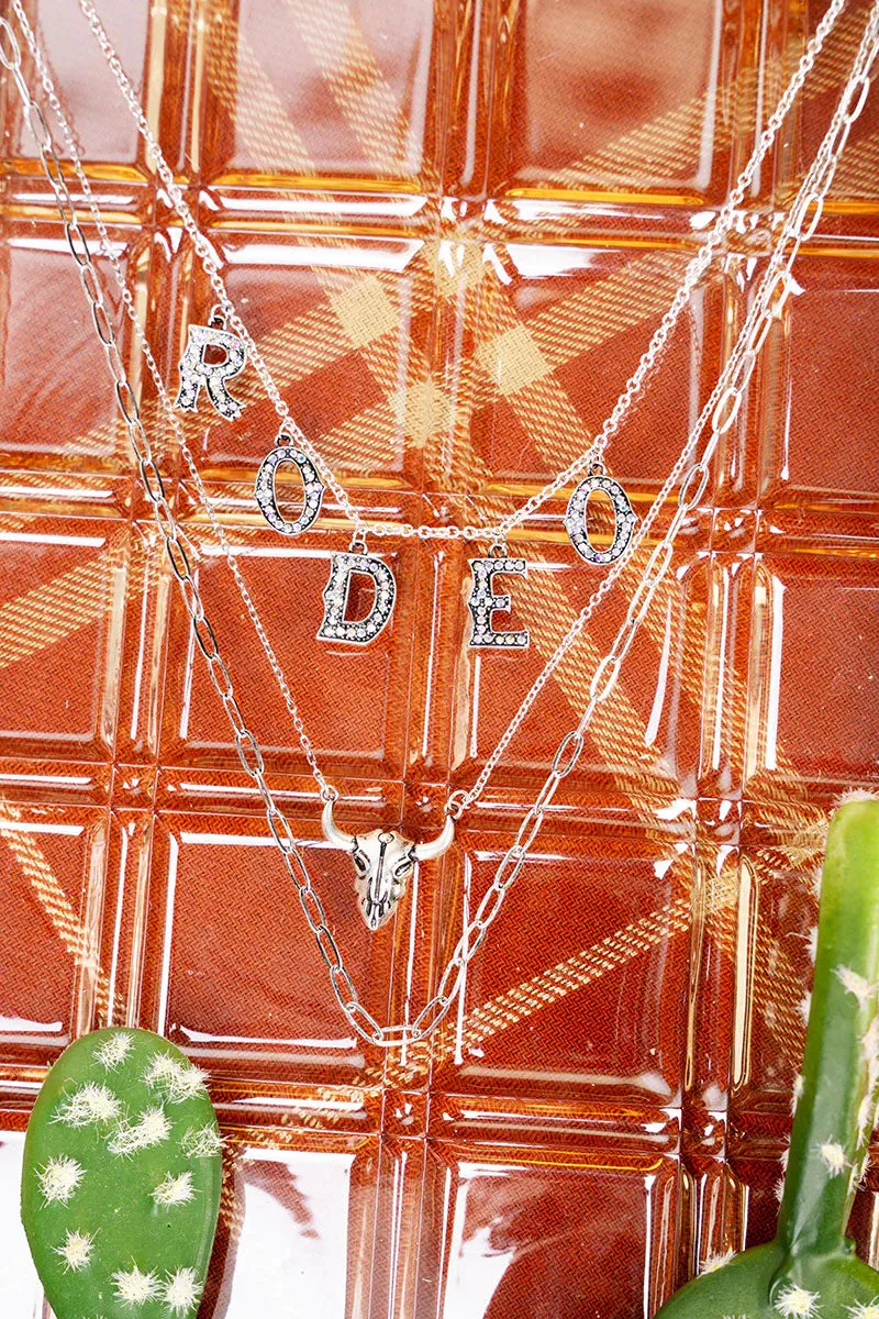 Crystal Rodeo Layered Necklace