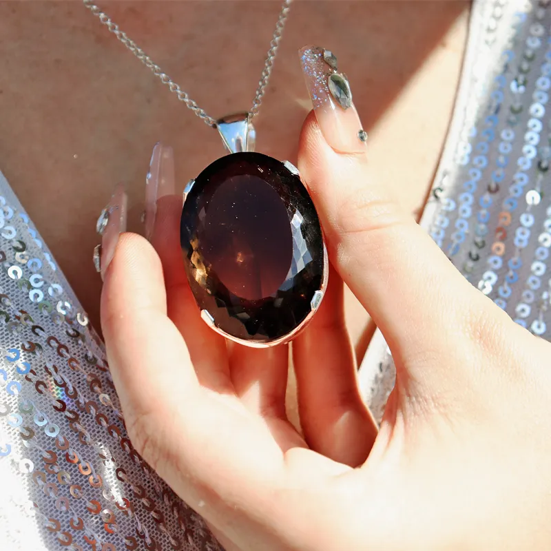 Devi Smoky Quartz Gemstone Pendant
