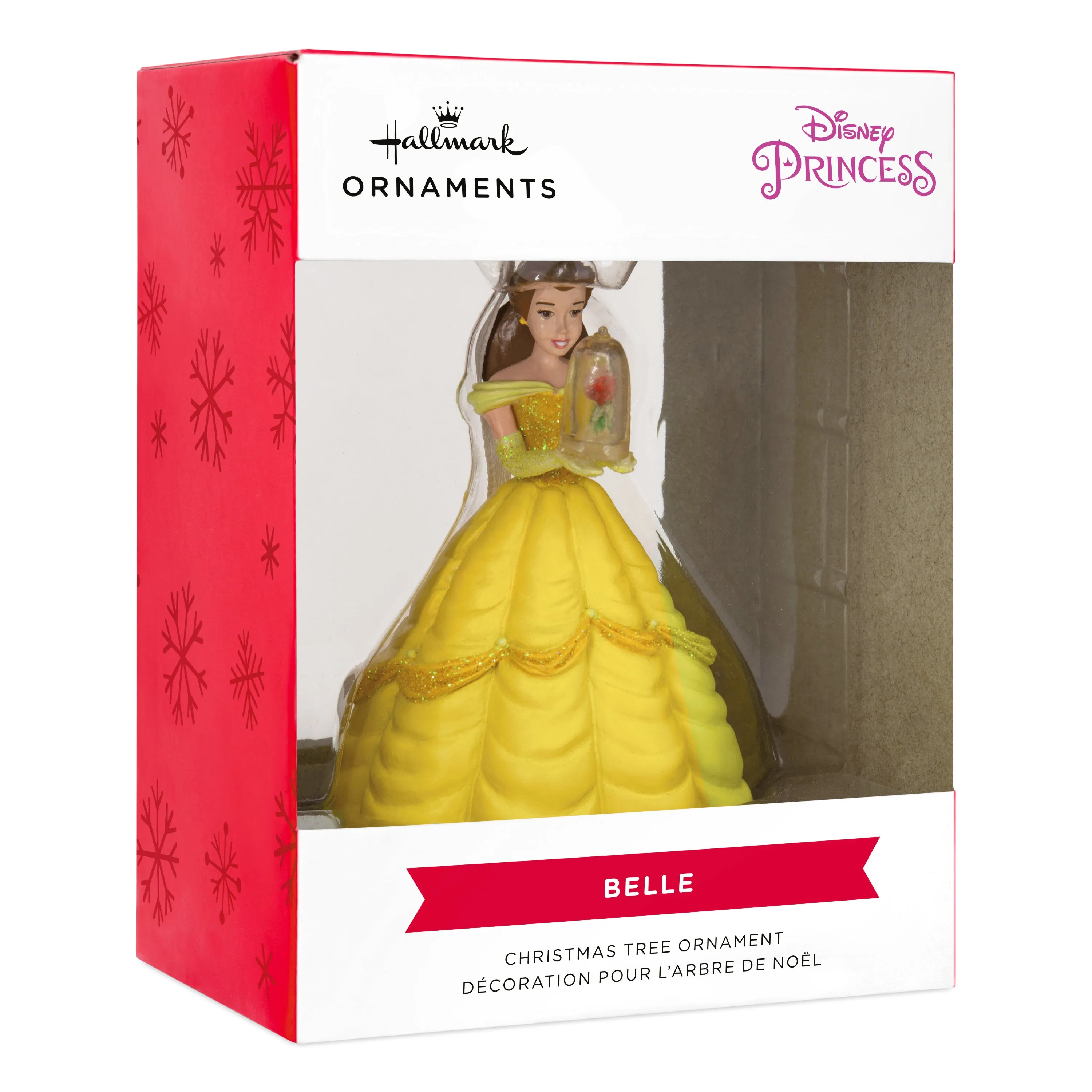 Disney Beauty and the Beast - Belle With Enchanted Rose - Hallmark Christmas Ornament