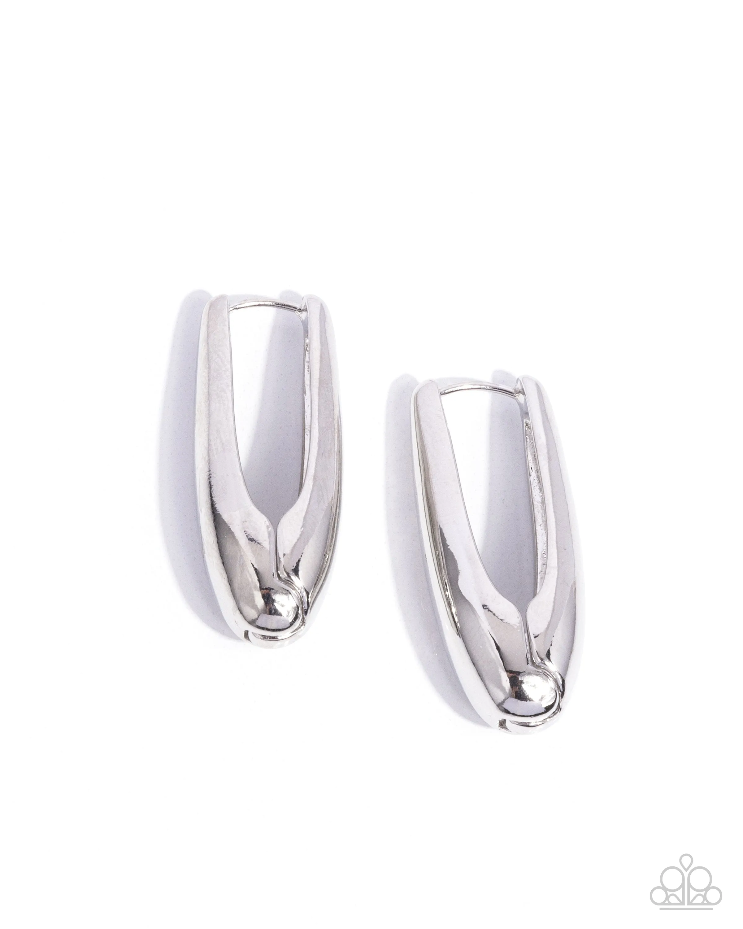 Earrings Eloquent Estate - Silver MINI HNGE S141