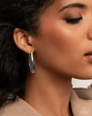 Earrings Eloquent Estate - Silver MINI HNGE S141