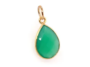 Eye Catching Teardrop | Green Onyx