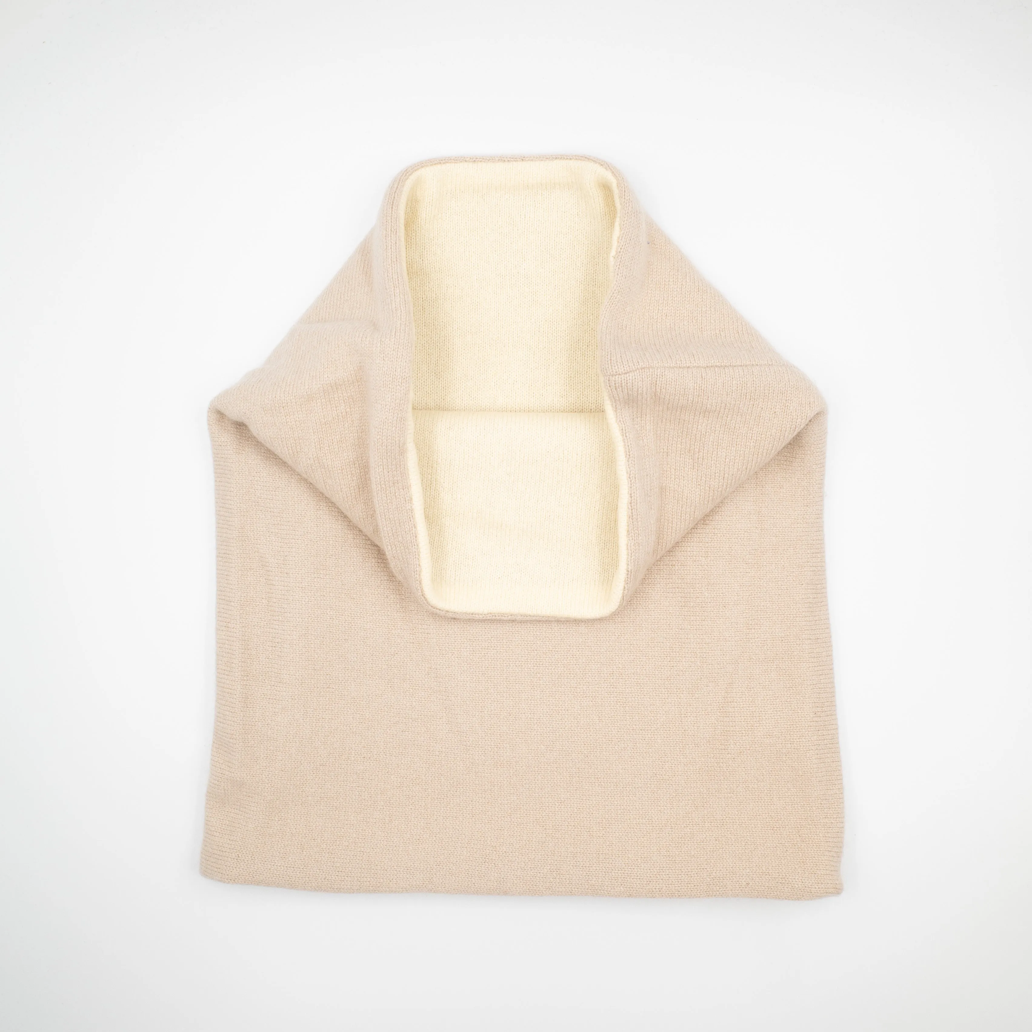 Fawn and Vanilla Luxury Double Layered Snood