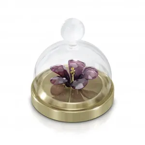 Garden Tales Hibiscus Bell Jar Small Crystal Ornament 5619224