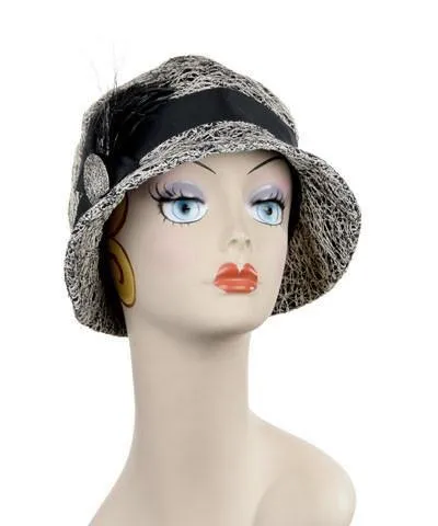Grace Cloche Style Hat - Luna in Black