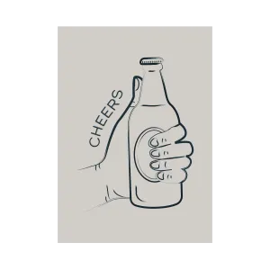 Greeting Card For Him - Cheers