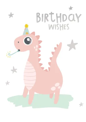 Greeting Card - PARTY DINO