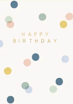 Greeting Card Sunny - Birthday Confetti Spot