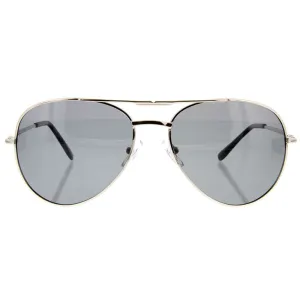 grinderPUNCH Polarized Aviator Sunglasses Metal Spring Hinge