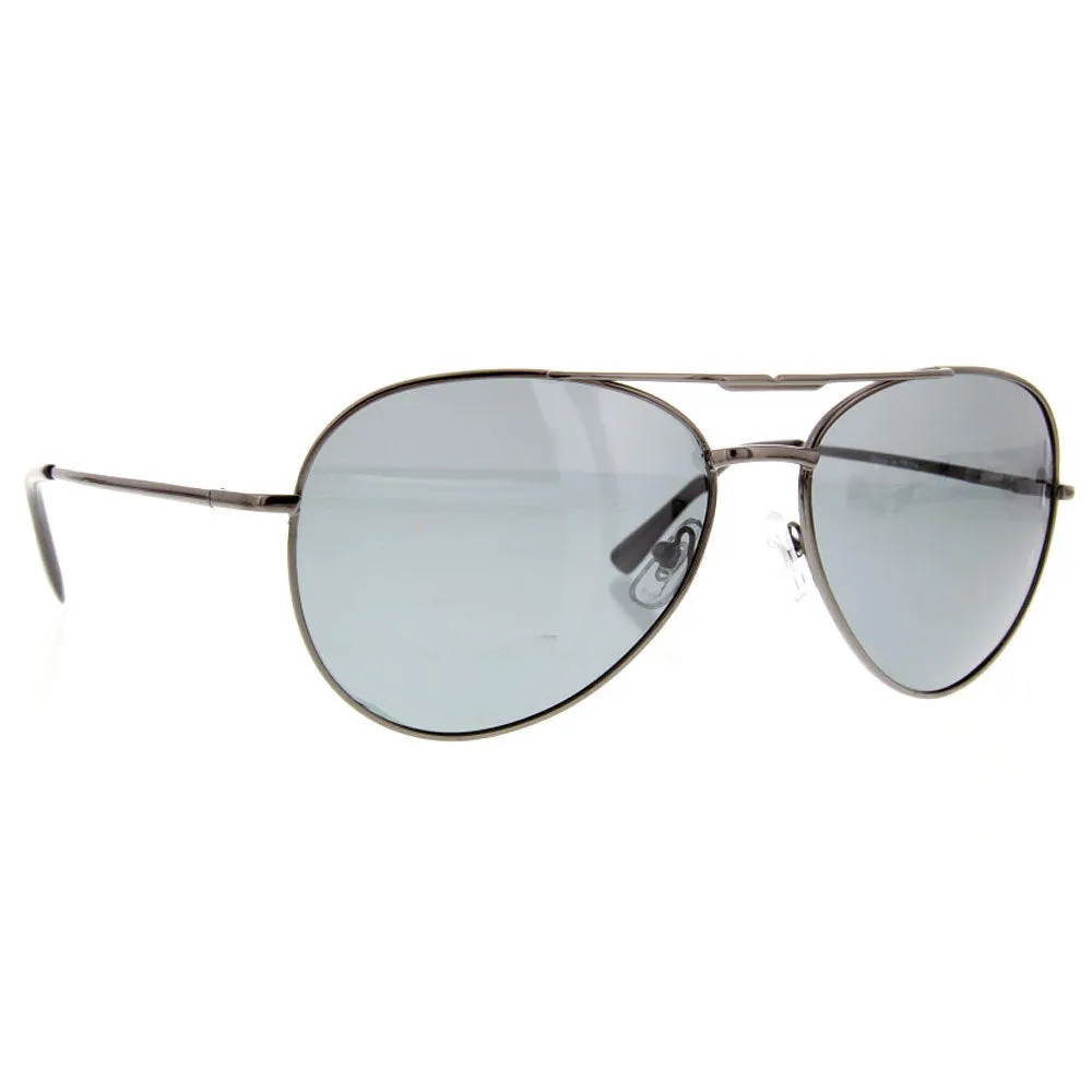 grinderPUNCH Polarized Aviator Sunglasses Metal Spring Hinge