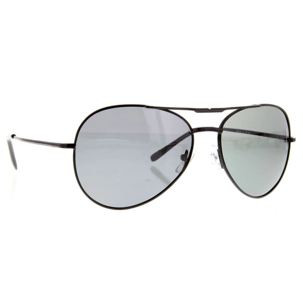 grinderPUNCH Polarized Aviator Sunglasses Metal Spring Hinge