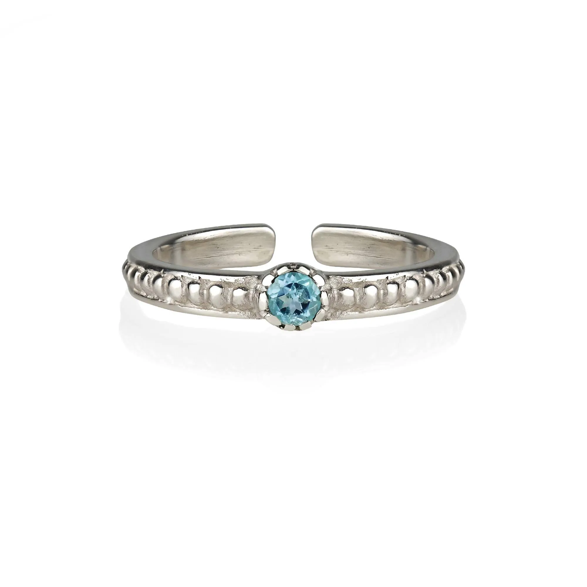 Lalita Midi / Toe Ring - Blue Topaz