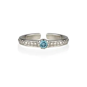 Lalita Midi / Toe Ring - Blue Topaz