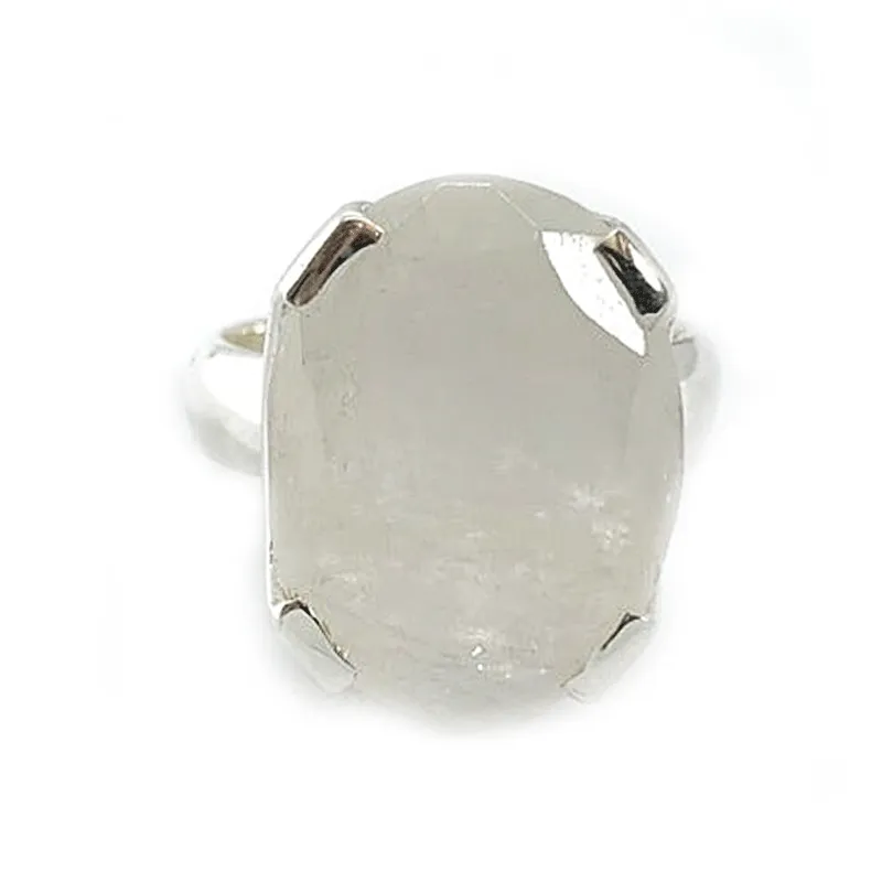 Maan Moonstone Oval Boho Ring