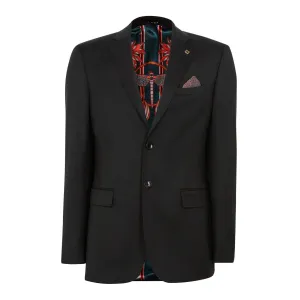 Men Francj-Modern Fit Debonair Suit Jacket - Black
