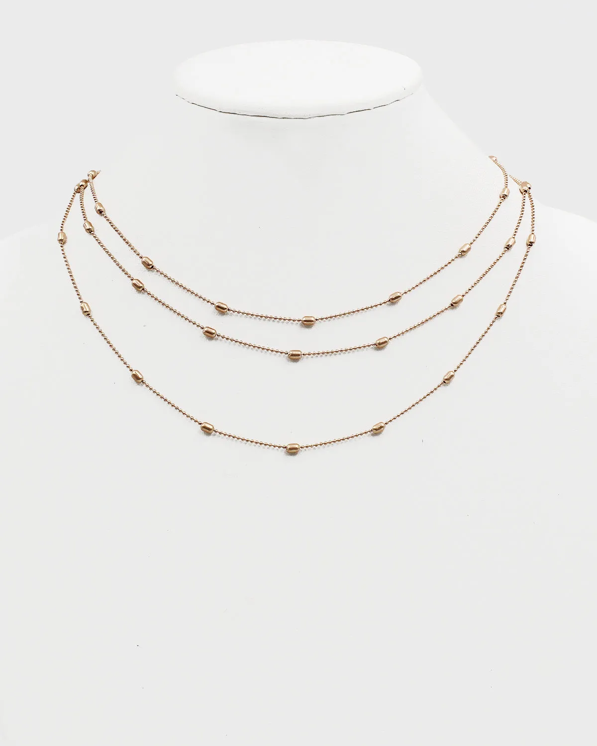 Multiple Layered Chain Necklace