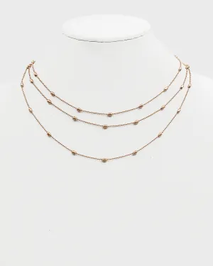 Multiple Layered Chain Necklace