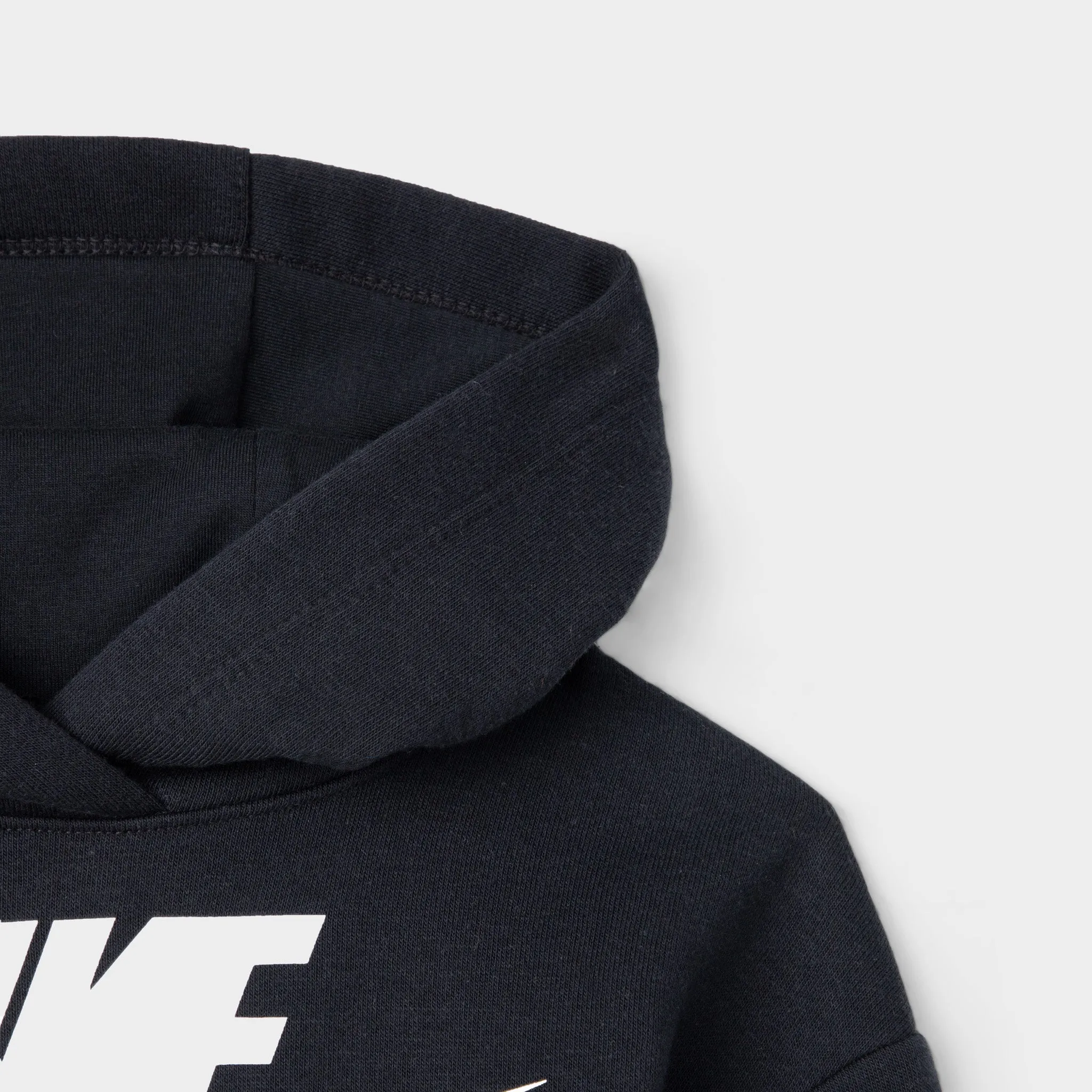 Nike Child Girls' Club Fleece Pullover Hoodie / Black