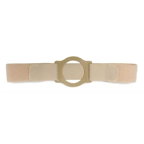 Nu-Comfort 2" Wide Beige Support Belt 2-3/8" I.D. Ring Plate 41" - 46" Waist X-Large, Latex-Free