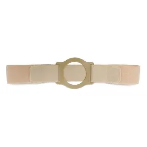Nu-Comfort 2" Wide Beige Support Belt 2-3/8" I.D. Ring Plate 41" - 46" Waist X-Large, Latex-Free