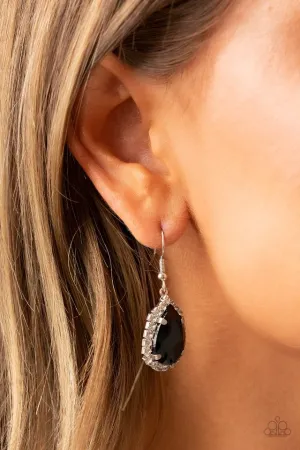 Paparazzi Earring ~ Bippity Boppity BOOM! - Black