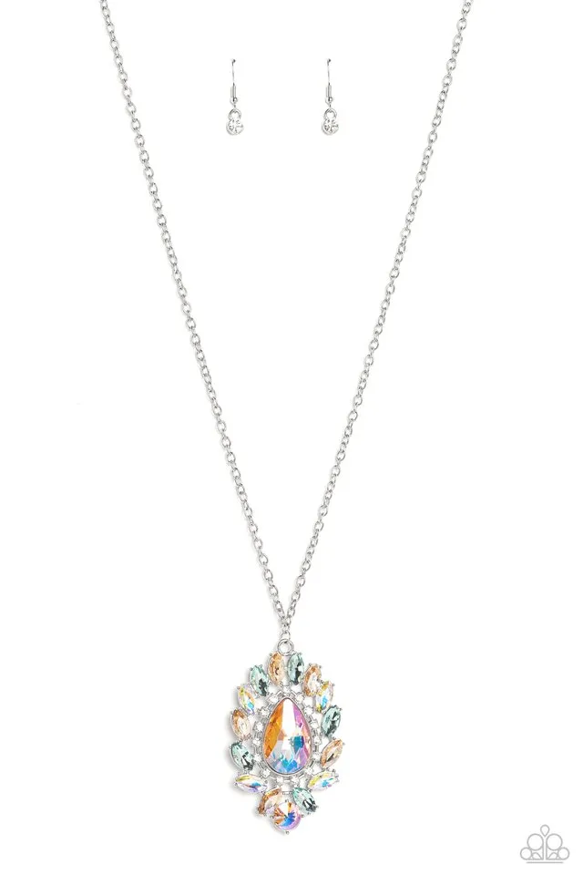 Paparazzi Necklace ~ Over the TEARDROP - Multi