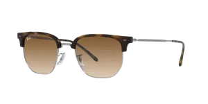 RAY-BAN New Clubmaster Polished Havana - Brown Sunglasses
