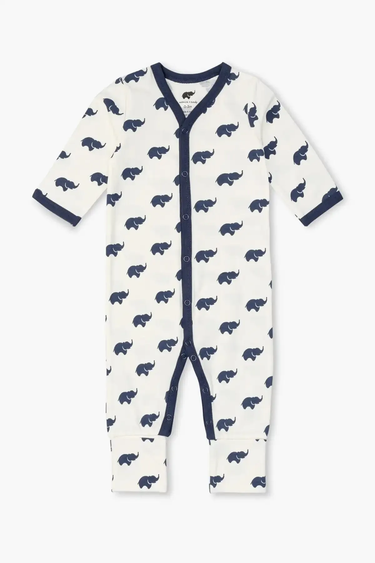 SALE - On the Go One-Piece_Navy Elephant
