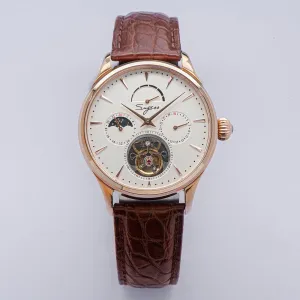 Sugess Seagull's tourbillon movement multifunctional mechanical men's watch 8007 fashion men's watch business waterproof
