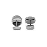 Tateossian Single Tourbillon Gear cufflinks in gunmetal stainless steel