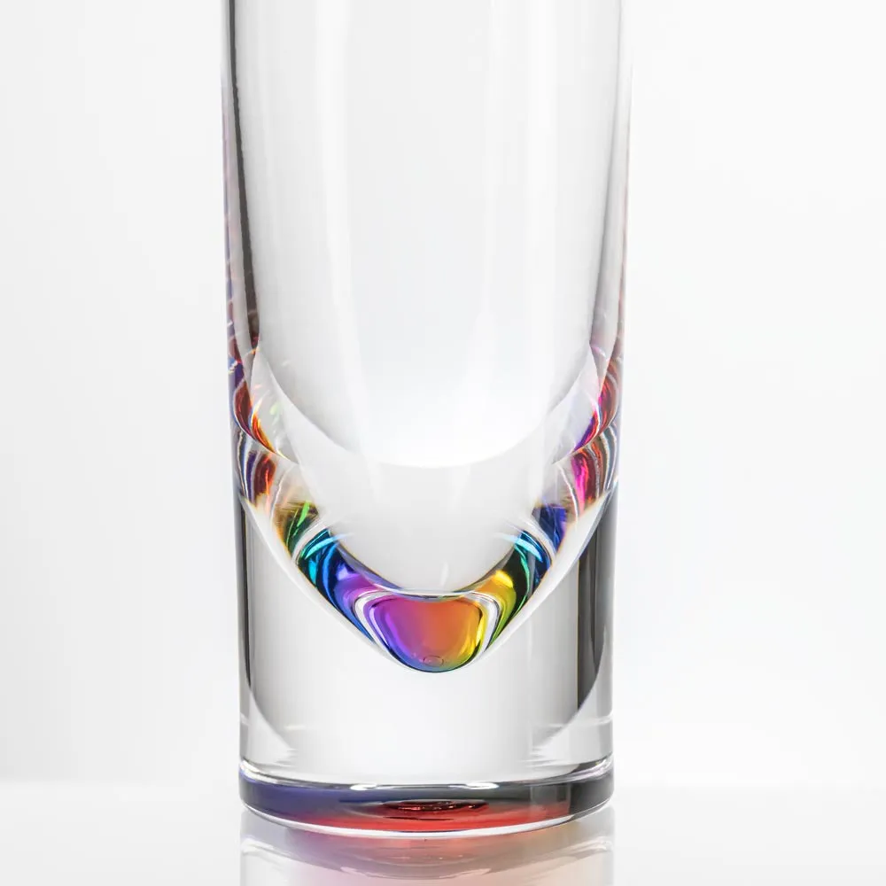 Teardrop 5oz Rainbow Acrylic Tumbler | Set of 6